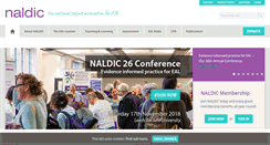 Desktop Screenshot of naldic.org.uk